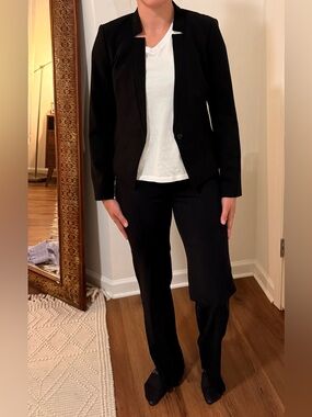 White House Black Market Black Pant Suit